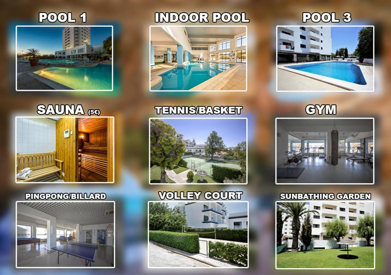 Sea View Apartment - 3 Swimming Pool & Fitness Albufeira Buitenkant foto